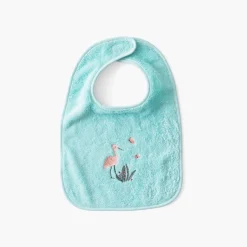 Carré Blanc Bavoir coton Aruba celadon|Enfant Bavoirs & Mini-bavoirs