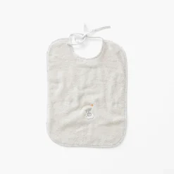 Carré Blanc Bavoir coton bio Illumine craie|Enfant Bavoirs & Mini-bavoirs