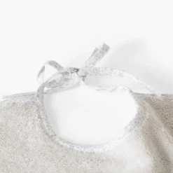 Carré Blanc Bavoir coton bio Illumine craie|Enfant Bavoirs & Mini-bavoirs