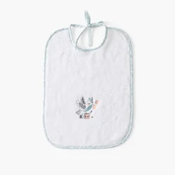 Carré Blanc Bavoir coton bio Jardine blanc|Enfant Bavoirs & Mini-bavoirs