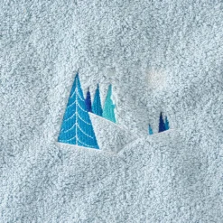 Carré Blanc Bavoir phosphorescent coton Stellaire bleu banquise|Enfant Bavoirs & Mini-bavoirs|Nouveautés Bébénew