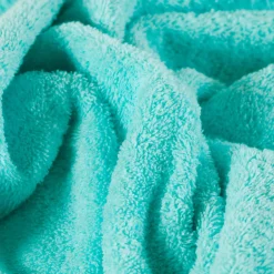 Carré Blanc Cape de bain coton Calliopé lagon|Enfant Capes De Bain