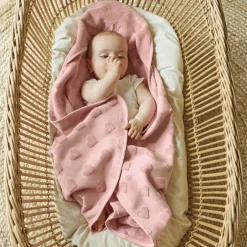 Carré Blanc Cape de bain coton Monjour sorbet|Enfant Capes De Bain|Nouveautés Bébénew