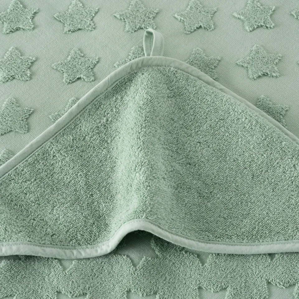 Carré Blanc Cape de bain coton Monjour eucalyptus|Enfant Capes De Bain|Nouveautés Bébénew