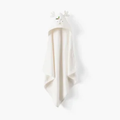 Carré Blanc Cape de bain coton Xmasful ivoire|Enfant Capes De Bain|Nouveautés Bébénew