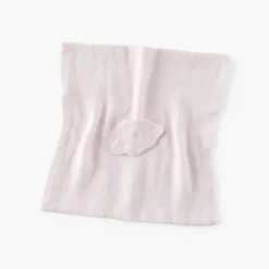 Carré Blanc Doudou coton bio Bienvenue nude|Enfant Accessoires|Nouveautés Bébénew
