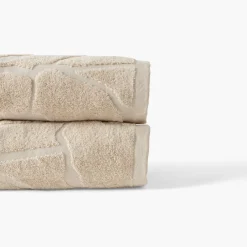 Carré Blanc Drap de bain coton bio Gisèle| Draps De Bain