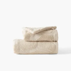 Carré Blanc Drap de bain coton bio Gisèle| Draps De Bain