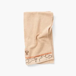Carré Blanc Drap de bain coton bio Safari|Enfant Draps De Bain