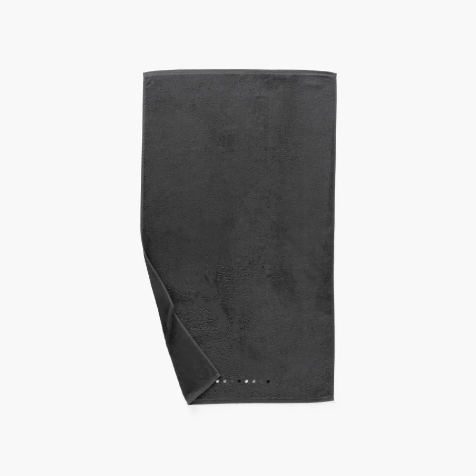 Carré Blanc Drap de bain coton Dotsy charbon|Homme Coffrets Cadeaux|Draps De Bain