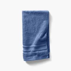 Carré Blanc Drap de bain coton Lola II encre| Draps De Bain