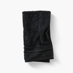 Carré Blanc Drap de bain coton Lola II noir|Homme Coffrets Cadeaux|Draps De Bain