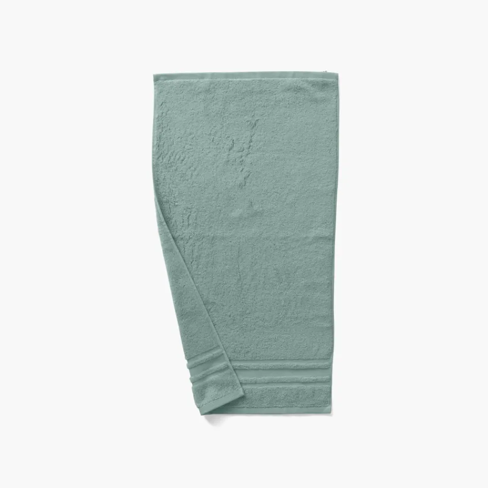 Carré Blanc Drap de bain coton Lola II argile| Draps De Bain