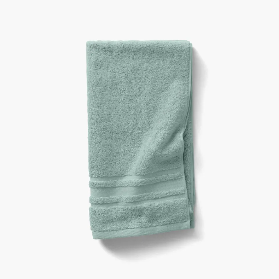 Carré Blanc Drap de bain coton Lola II argile| Draps De Bain