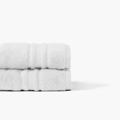 Carré Blanc Drap de bain coton Lola II blanc|Femme Coffrets Cadeaux|Draps De Bain