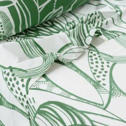 Carré Blanc Drap de lit percale de coton bio Canopée| Draps De Lit