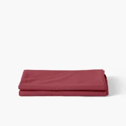 Carré Blanc Drap de lit percale de coton Neo griottine| Draps De Lit