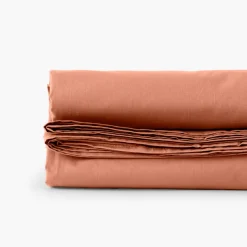 Carré Blanc Drap de lit percale de coton Neo tomette| Draps De Lit