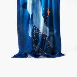 Carré Blanc Drap de plage velours de coton Oceanos| La Plage