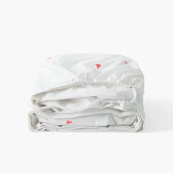 Carré Blanc Drap housse coton Adore|Femme Coffrets Cadeaux|Draps Housse