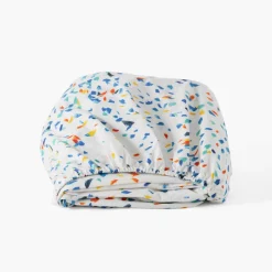 Carré Blanc Drap housse coton bio Tadam enfant|Enfant Linge De Litbio|Draps Housse