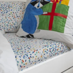 Carré Blanc Drap housse coton bio Tadam enfant|Enfant Linge De Litbio|Draps Housse