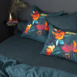 Carré Blanc Drap housse coton Eclats| Draps Housse