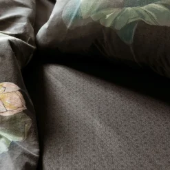 Carré Blanc Drap housse coton Lotus| Draps Housse