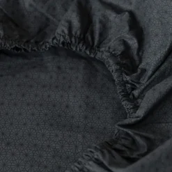 Carré Blanc Drap housse coton Lotus| Draps Housse