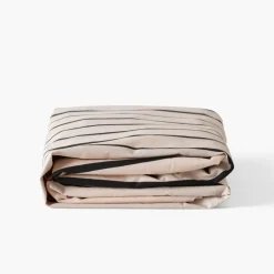 Carré Blanc Drap housse percale de coton bio Gisèle| Draps Housse