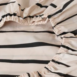 Carré Blanc Drap housse percale de coton bio Gisèle| Draps Housse