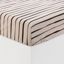 Carré Blanc Drap housse percale de coton bio Gisèle| Draps Housse