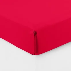 Carré Blanc Drap housse percale de coton Neo grenadine| Draps Housse