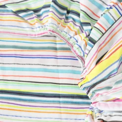 Carré Blanc Drap housse percale de coton Récif| Draps Housse