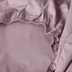 Carré Blanc Drap housse percale de coton Neo poudre|Enfant Draps Housse|Draps Housse