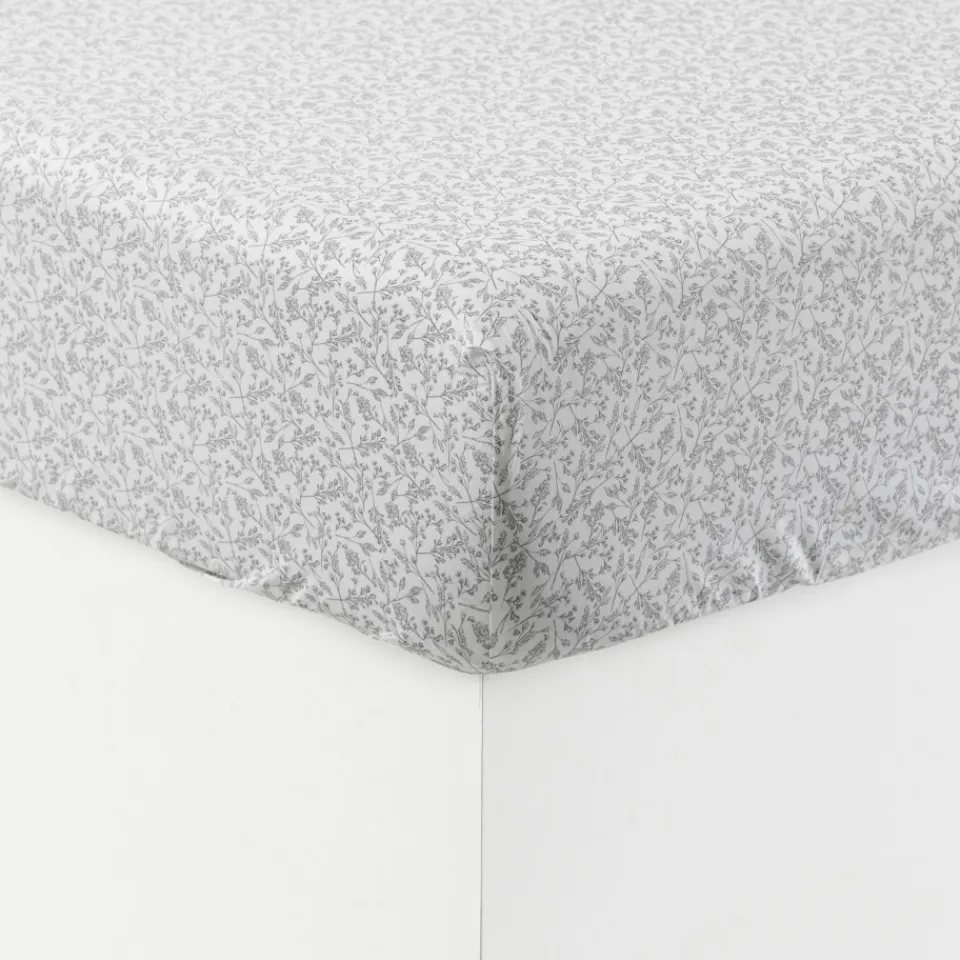 Carré Blanc Drap housse percale de coton Eloges| Draps Housse