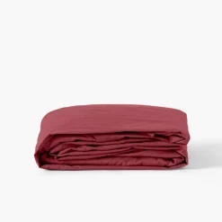 Carré Blanc Drap housse percale de coton Neo griottine| Draps Housse