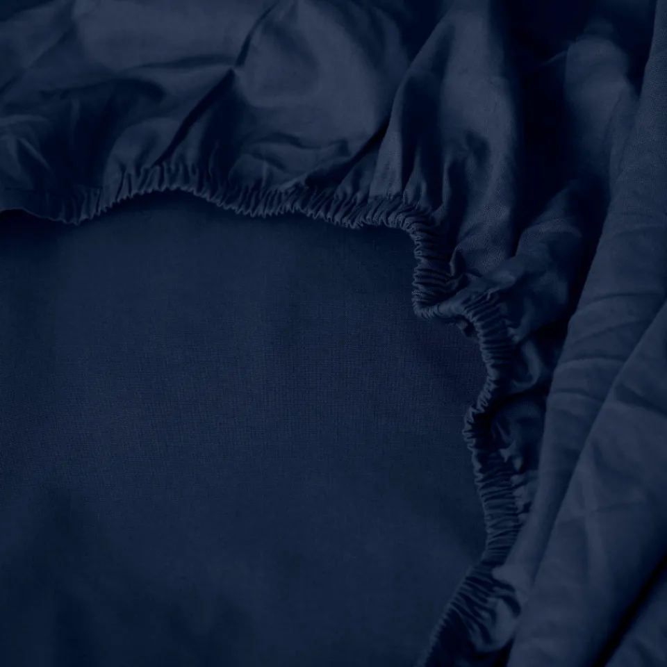 Carré Blanc Drap housse percale de coton Neo marine|Enfant Draps Housse|Draps Housse