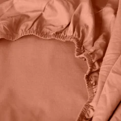 Carré Blanc Drap housse percale de coton Neo tomette| Draps Housse