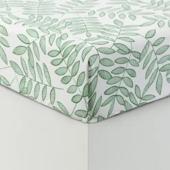 Carré Blanc Drap housse percale de coton Balata| Draps Housse