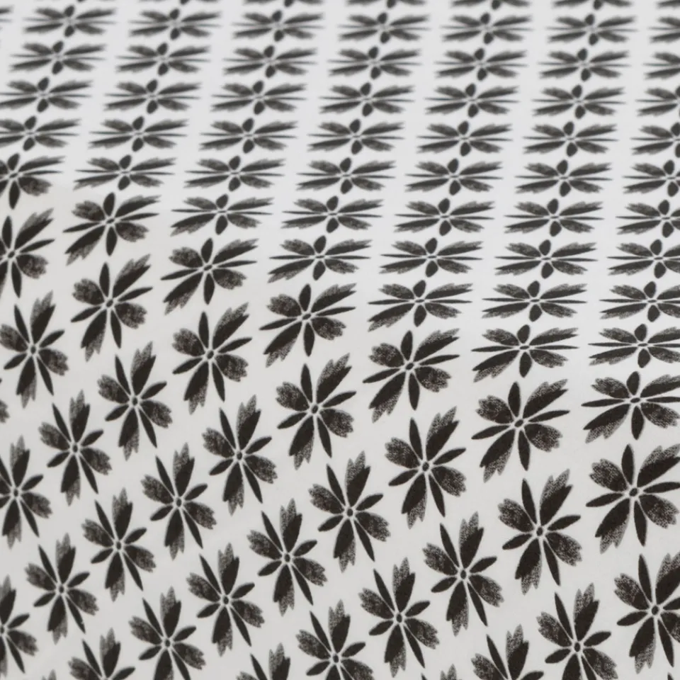 Carré Blanc Drap housse percale de coton Azulejos| Draps Housse