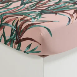 Carré Blanc Drap housse percale de coton Calathéa| Draps Housse