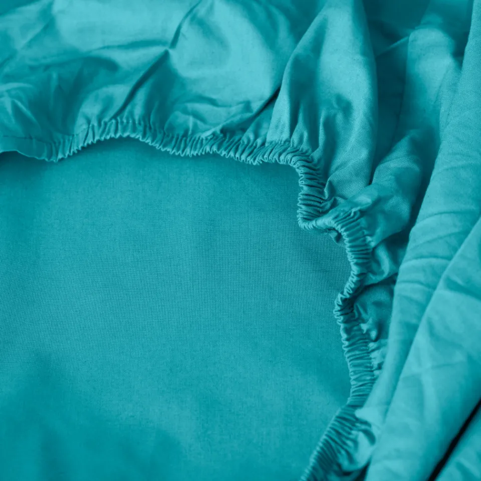 Carré Blanc Drap housse percale de coton Neo canard| Draps Housse