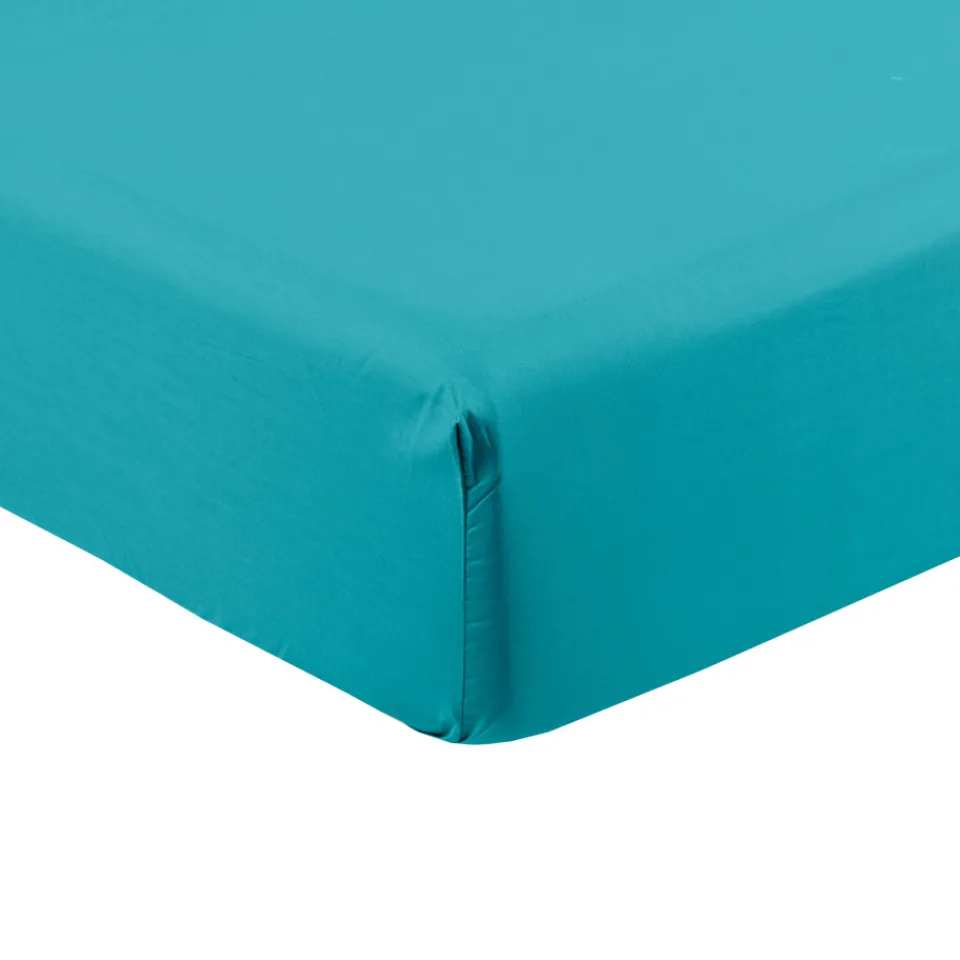 Carré Blanc Drap housse percale de coton Neo canard| Draps Housse