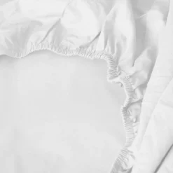 Carré Blanc Drap housse percale de coton Neo blanc|Enfant Draps Housse|Draps Housse
