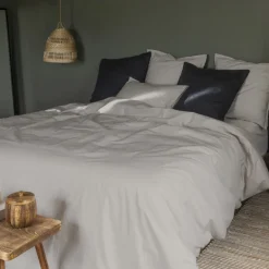 Carré Blanc Drap housse percale de coton Neo ficelle| Draps Housse