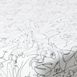 Carré Blanc Drap housse percale de coton Callipyge| Draps Housse