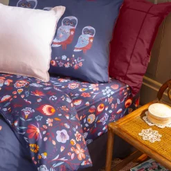 Carré Blanc Drap housse pur coton biologique Anouchka|Enfant Draps Housse