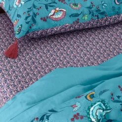 Carré Blanc Drap housse pur coton Bombay| Draps Housse