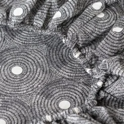 Carré Blanc Drap housse pur coton lavé Eclipse| Draps Housse